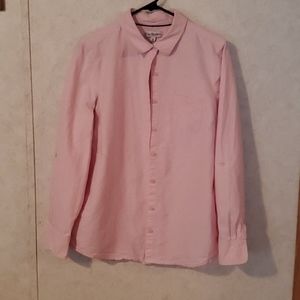 Pink button down dress shirt